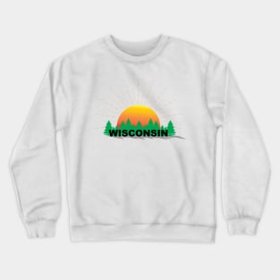 Wisconsin Sunset Crewneck Sweatshirt